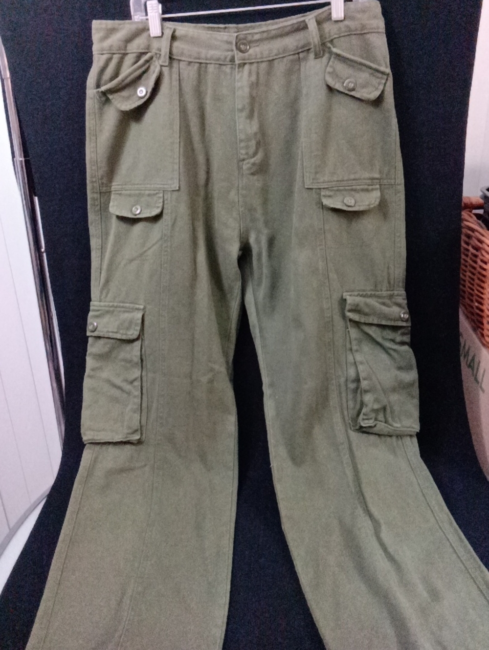 Women's Olive Green Cargo Pants